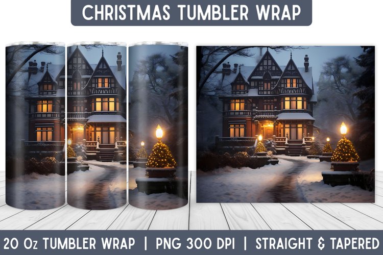 Christmas Tumbler Wrap | Christmas Sublimation | Tumbler