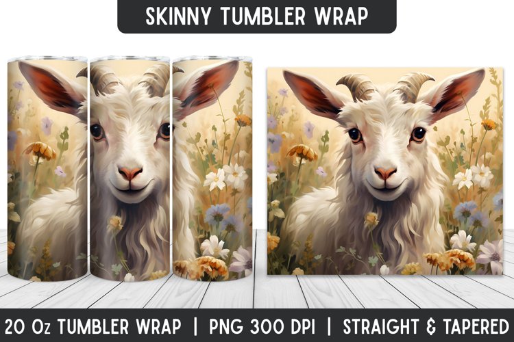 Tumbler Sublimation Wrap | 3D Sublimation | Skinny Tumbler example image 1