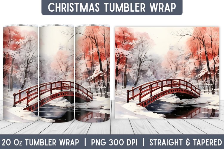 Christmas Tumbler Wrap | Christmas Sublimation | Tumbler