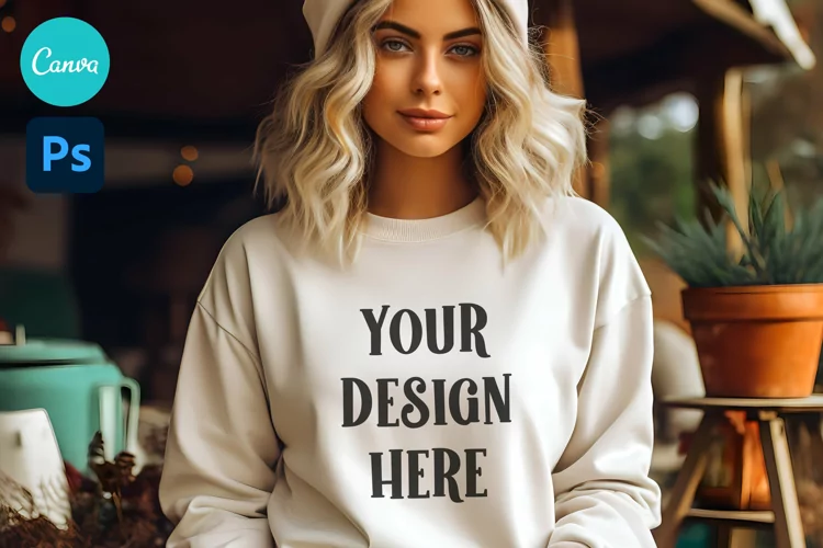 Bella and Canvas Tshirt Mockup | Model Mockup | Bella Canvas