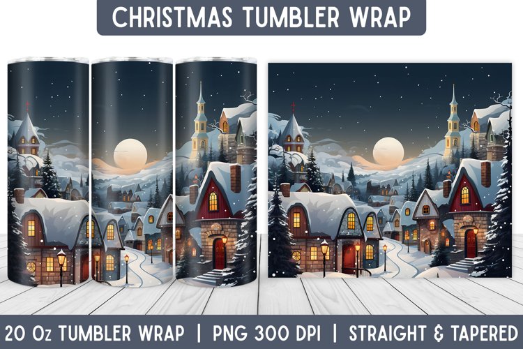 Christmas Tumbler Wrap Image 2