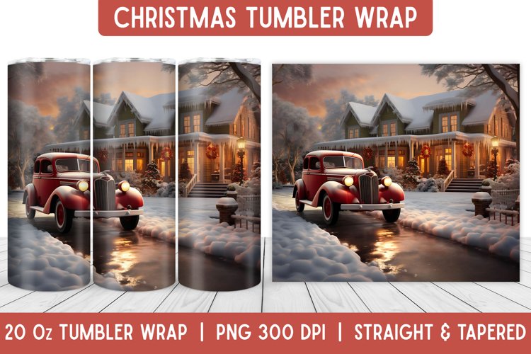 Christmas Tumbler Wrap | Christmas Sublimation | Tumbler