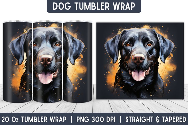 Dog Tumbler Wrap | Tumbler Designs | Sublimation Designs