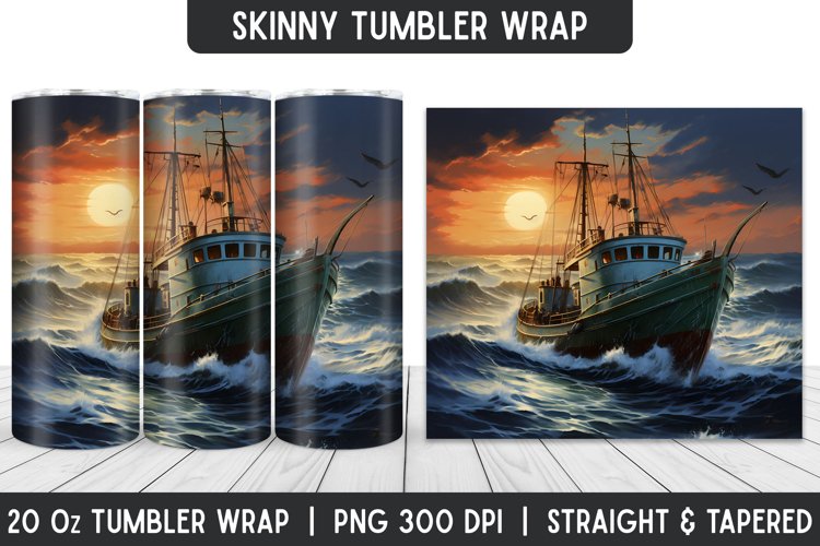 Tumbler Sublimation Wrap | 3D Sublimation | Skinny Tumbler example image 1