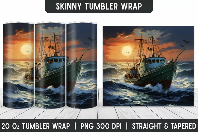 Tumbler Sublimation Wrap | 3D Sublimation | Skinny Tumbler