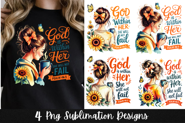 4 Christian Fall Inspirational Clipart PNG