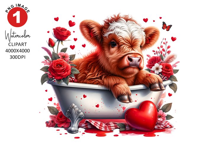 Highland Cow Clipart Image 8