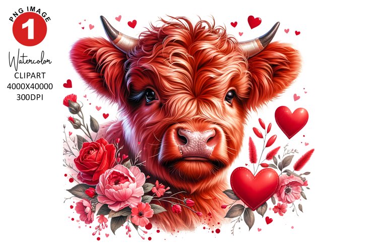 Highland Cow Clipart Image 24