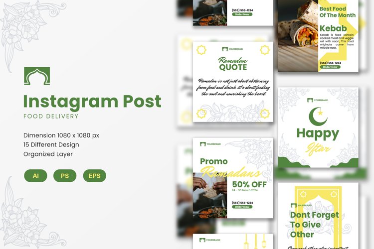 Food Delivery - Instagram Post example image 1