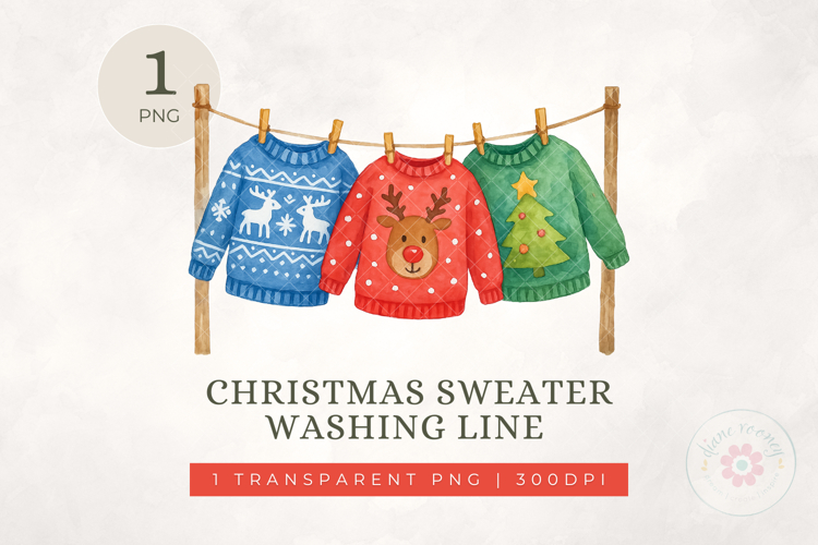 Ugly Christmas Sweater Clipart