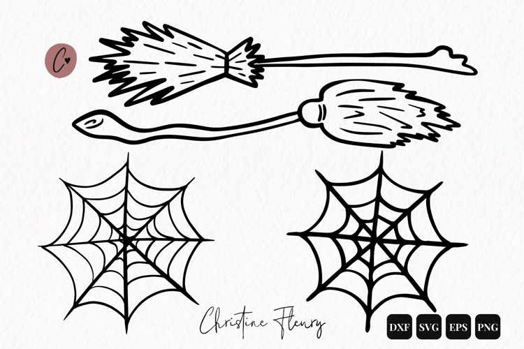Halloween Outline SVG PNG DXF EPS
