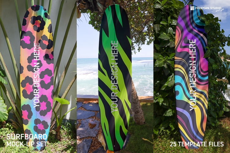 Surfboard Mockup Set