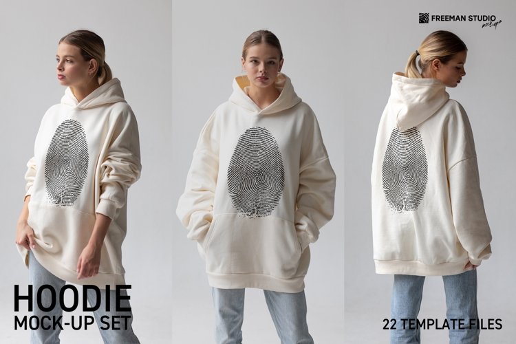 Hoodie Mockup Set example image 1