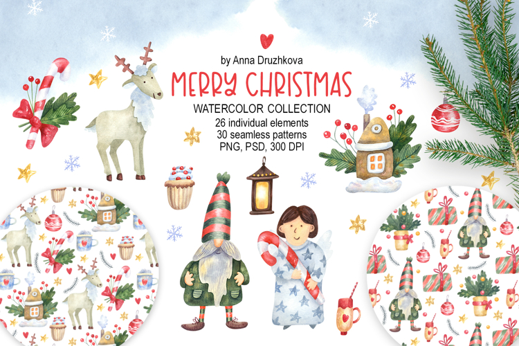Christmas Seamless Pattern Image 13