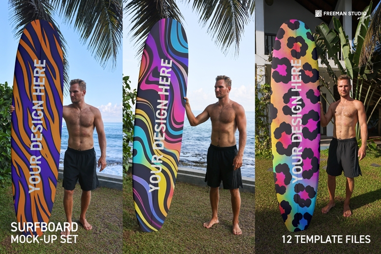 Surfboard Mockup Set