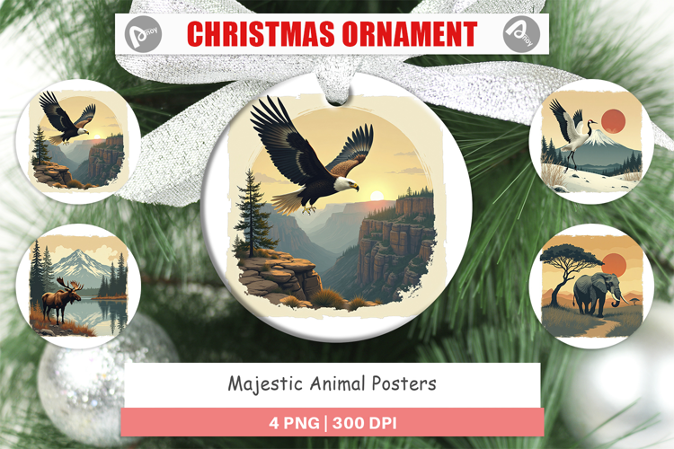 Ornament Majestic Animal Posters
