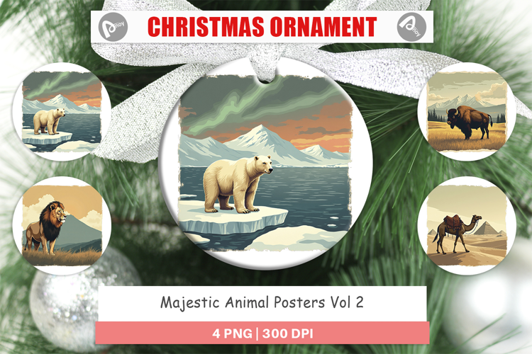 Ornament Majestic Animal Posters