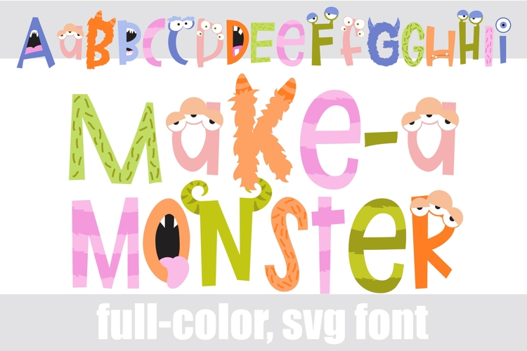 Make-a-monster Color Font