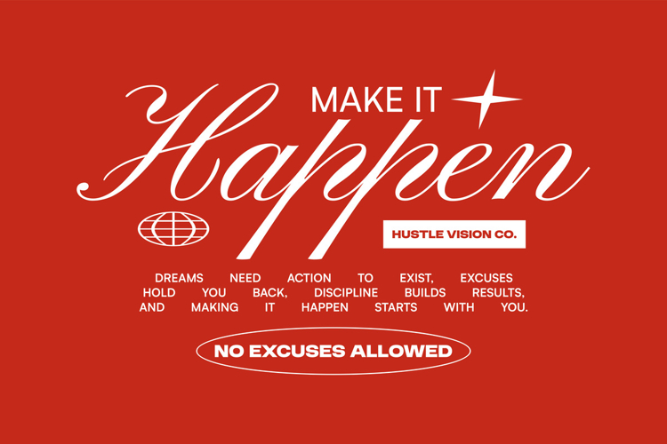 Minimal Typography Streetwear | Motivational Quotes