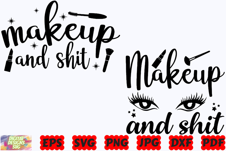 Funny Makeup SVG | Makeup SVG | Beauty SVG | Mascara SVG