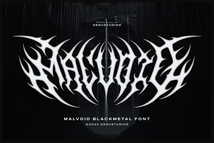 Malvoid | Black Metal Font