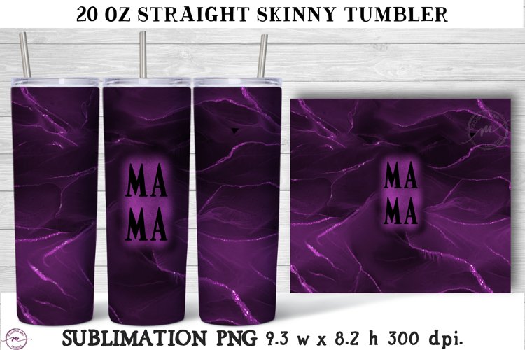 Alcohol Ink Tumbler Wrap Image 3