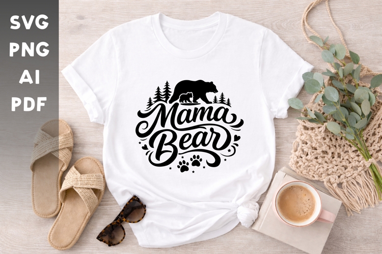 Mama Bear SVG Mother’s Day Shirt Design