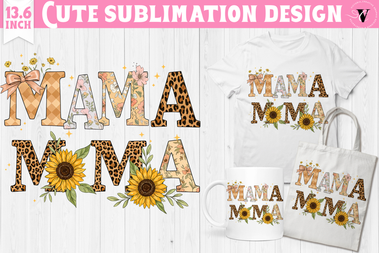 Mothers day clipart | Flowers, Bow | Mama sublimation