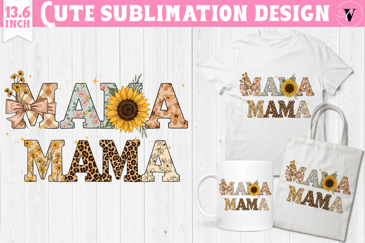 Mothers day clipart | Flowers, Bow | Mama sublimation