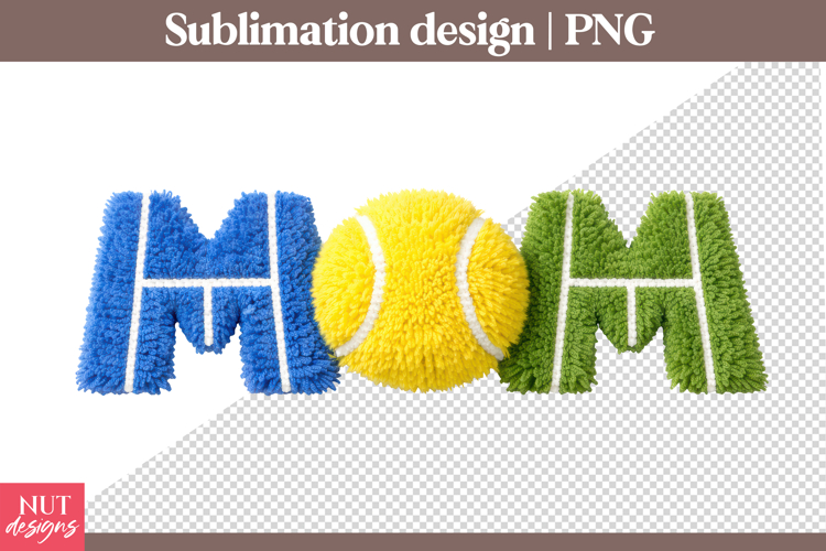 Tennis Mama Sublimation Mama Latch Hook Mothers day