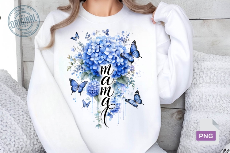 Mama Floral PNG Sublimation Design, Wildflower PNG 14