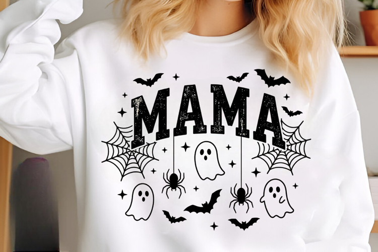 Mama Halloween Sublimation Design