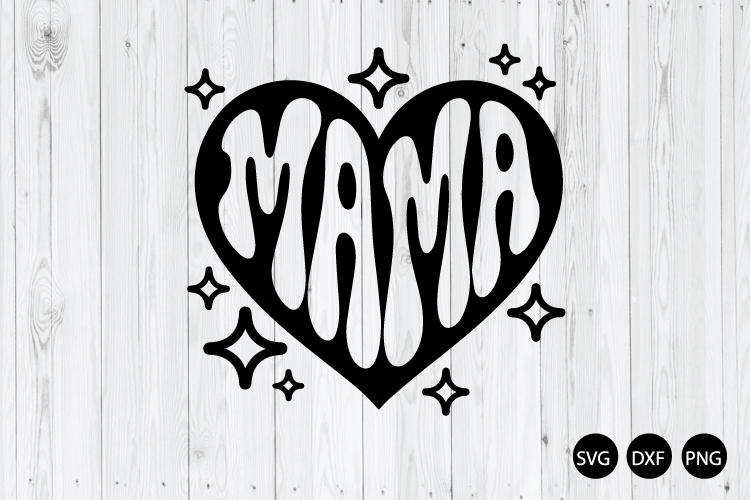 Mama Heart SVG, Mothers Day SVG, Happy Mother Day SVG