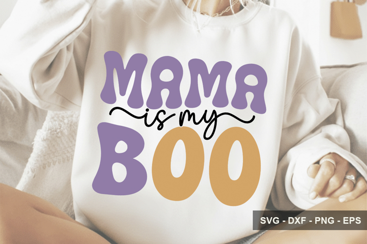 Mama Is My Boo - Halloween Design
