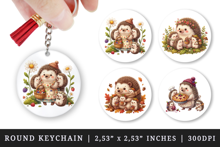 Mama round keychain pintable sublimation design png