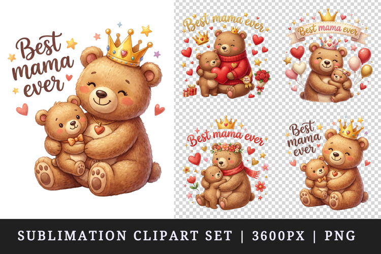 Mama clipart printable sublimation design png