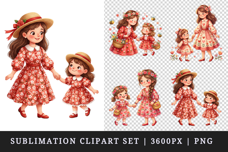 Mama clipart printable sublimation design png