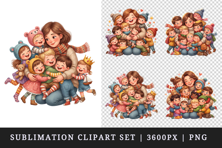Mama clipart printable sublimation design png