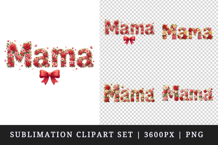 Mama clipart printable sublimation design png
