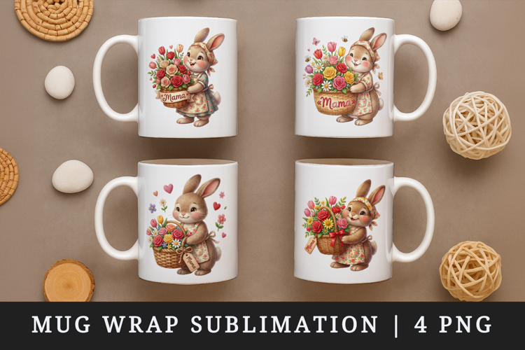Mama mug wrap printable sublimation design