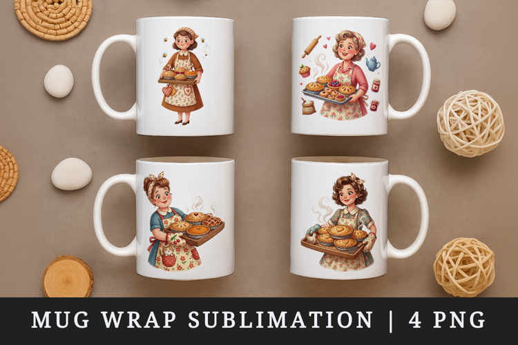 Mama mug wrap printable sublimation design