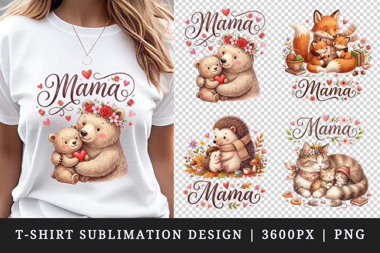 Mama t-shirt printable sublimation design png