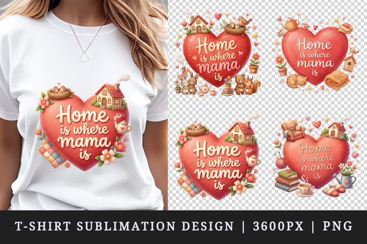 Mama t-shirt printable sublimation design png