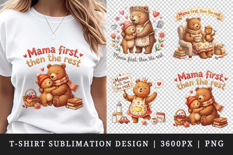 Mama t-shirt printable sublimation design png