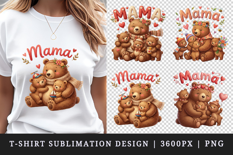 Mama t-shirt printable sublimation design png