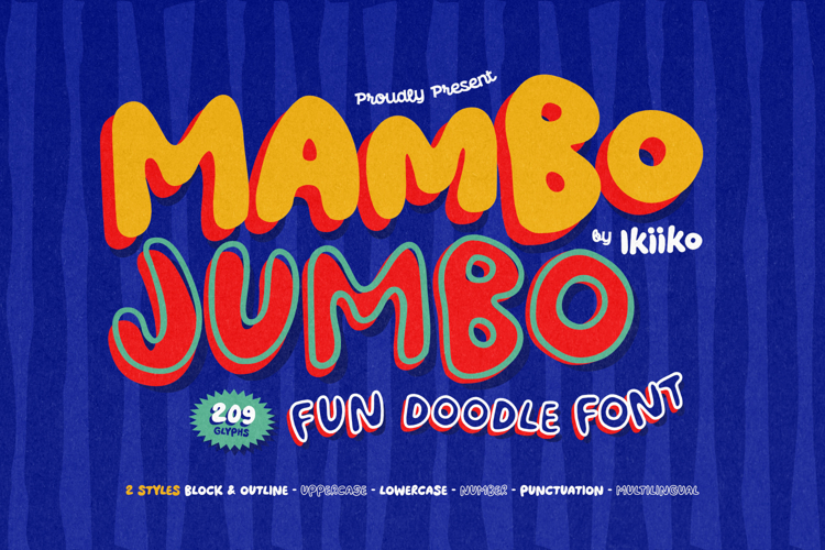 Mambo Jumbo - Fun Doodle Font