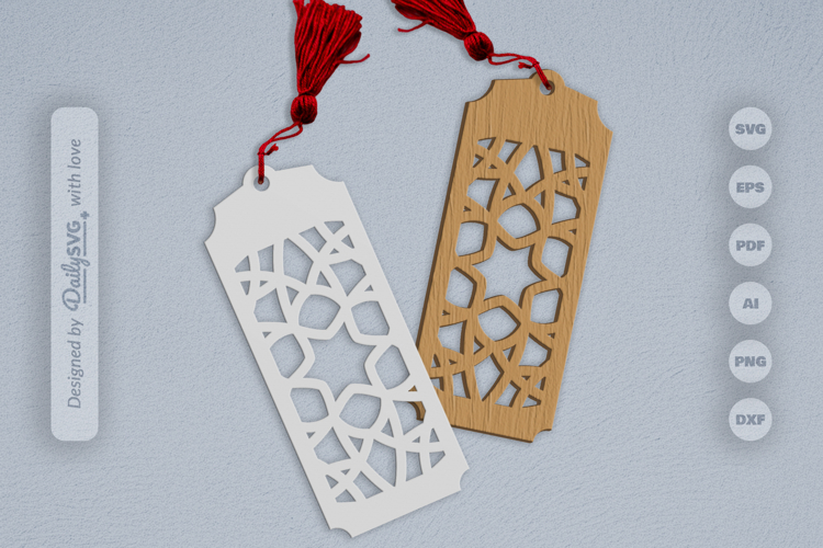 Mandala Bookmark Papercut SVG