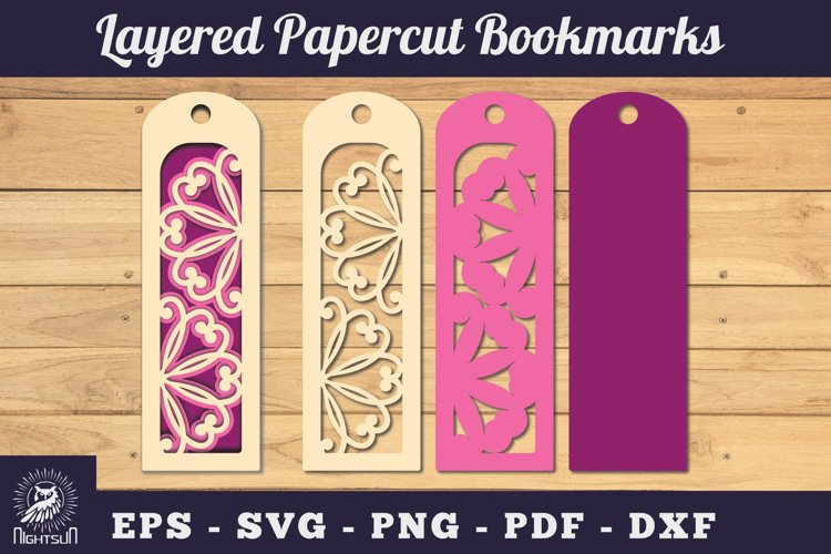 Mandala Bookmark SVG 2 example image 1