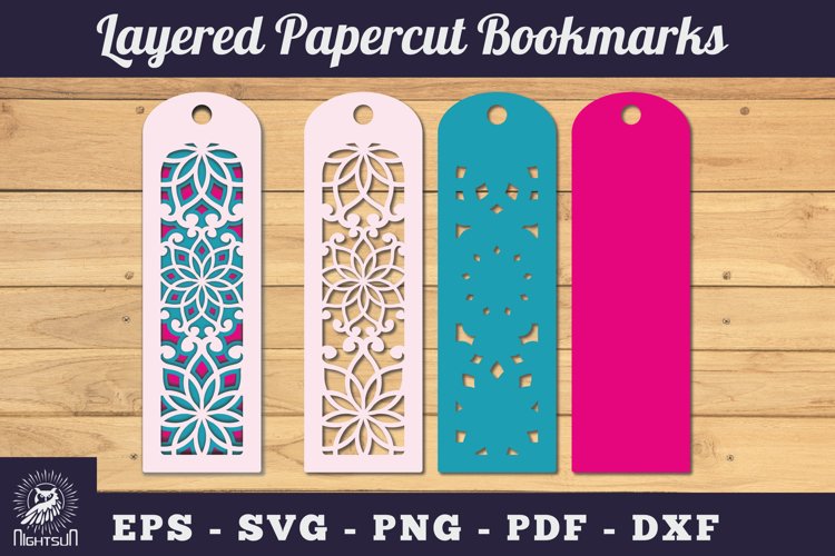 Mandala Bookmark SVG 3