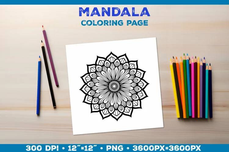 Intricate Mandala Coloring Pages - Printable Design